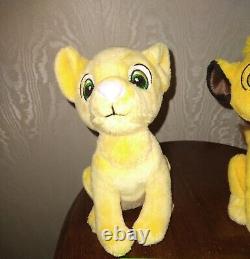 Set of 2 Takara Tomy Beans Collection SIMBA & NALA Plush Japan Disney Lion King