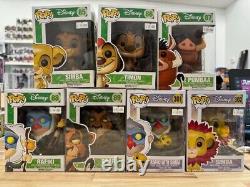 Set of 7 Funko Pop! Disney The Lion King SIMBA TIMON PUMBAA RAFIKI SCAR