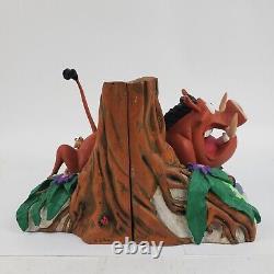 Set of Walt Disney's Lion King Timon and Pumbaa Vintage Bookends Statue