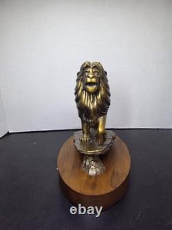 Simba Lion King 20 Years Service Award Disney Bronze Statue Cast Member