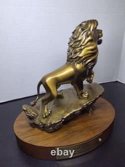 Simba Lion King 20 Years Service Award Disney Bronze Statue Cast Member
