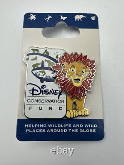 Simba Lion King Disney Pin Conservation Fund Moving Head