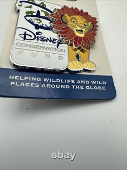 Simba Lion King Disney Pin Conservation Fund Moving Head