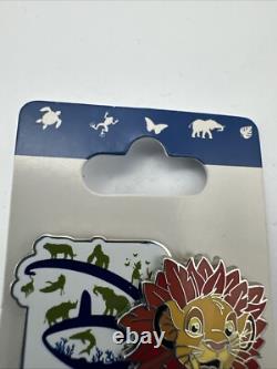 Simba Lion King Disney Pin Conservation Fund Moving Head