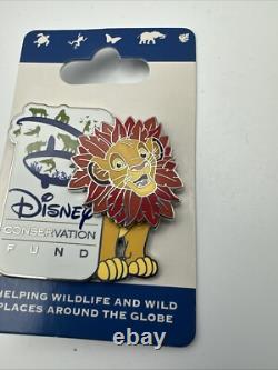 Simba Lion King Disney Pin Conservation Fund Moving Head