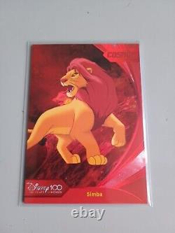 Simba lion king 2023 Kakawow Cosmos /75 Disney 100 All Star Red