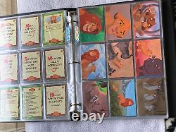 SkyBox Disney's Lion King Series 1 & 2 Trading Cards with Binder + ALL Inserts