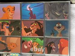 SkyBox Disney's Lion King Series 1 & 2 Trading Cards with Binder + ALL Inserts