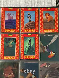 SkyBox Disney's Lion King Series 1 & 2 Trading Cards with Binder + ALL Inserts