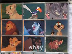 SkyBox Disney's Lion King Series 1 & 2 Trading Cards with Binder + ALL Inserts