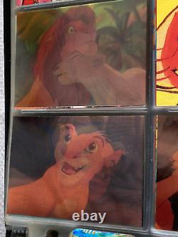 SkyBox Disney's Lion King Series 1 & 2 Trading Cards with Binder + ALL Inserts