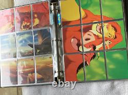 SkyBox Disney's Lion King Series 1 & 2 Trading Cards with Binder + ALL Inserts