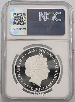 Solomon Islands 100 YEARS Disney Lion King 1 oz Silver 2023 NGC PF69 UCA