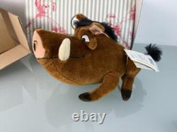 Steiff Animal 355516 Disney Wild Boar The Lion King Pumbaa 23Cm. Unused