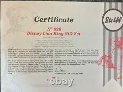 Steiff Disney Lion King Gift Set EAN 354922 BEAR SHOP Limited Edition 638/994