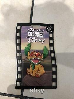 Stitch Crashes Disney 3/12 Plush And Pin Lion King