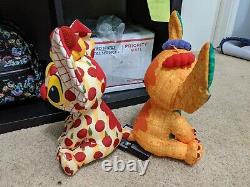 Stitch Crashes Disney Parks Lady And The Tramp 2/12 And Lion King Plush 3/12 NWT