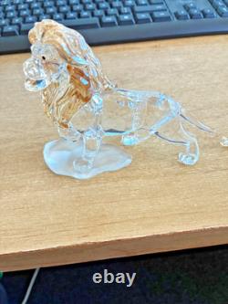 Swarovski Crystal DISNEY'S LION KING-MUSAFA Damaged Condition-No Box