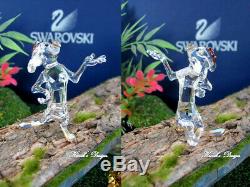 Swarovski Crystal Figurine Disney The Lion King withLog Base Display on set