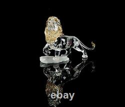 Swarovski Crystal -mufasa- Disney Lion King Figure Ornament 1048265, Boxed