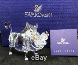 Swarovski Crystals Disney Elements Lion King Pumbaa The Warthog, Boxed