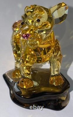Swarovski Disney Simba Lion King Crystal Figurine With Original Box