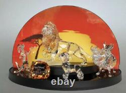 Swarovski Disney The Lion King Pumbaa Pumba Retired Crystal Figurine #1049784