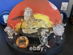 Swarovski Disney the Lion King Complete Set, with Original Packaging