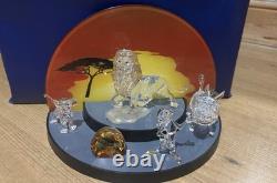 Swarovski Disney the Lion King Complete Set, with Original Packaging