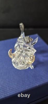 Swarovski Figurine Disney Lion King, Pumbaa Warthog 1049784 MIB