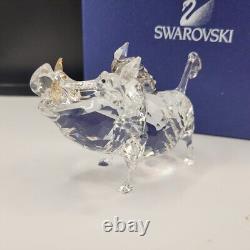 Swarovski Figurine Disney Lion King, Pumbaa Warthog 1049784 MIB