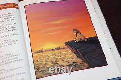 THE LION KING Signed Disney Book 1994 Artists Marshall Toomey Michael Humphries