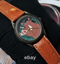 TIMEX Disney Lion King Timon Pumbaa Wristwatch Analog Quartz Boys Size