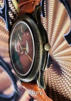 TIMEX Disney Lion King Timon Pumbaa Wristwatch Analog Quartz Boys Size