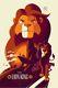 Tom Whalen Lion King Art Print Poster Pixar Disney Rare Mondo Artist