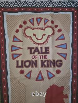 Tale of The Lion King Disneyland California Adventure RARE park Banner