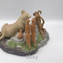 The Disney Store Lion King Sarabi & Baby Simba Porcelain Ceramic Figurine RARE