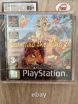 The Lion And The King 2 Ps1 Amazing Graded 85 Plus Extremely Rare Mint