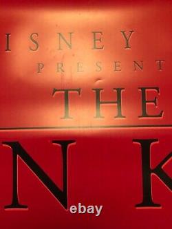 The Lion King 1994 Original Vinyl Cinema Banner Poster