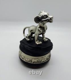 The Lion King (1994) Simba 4.5 Pewter Music Carousel New In Box