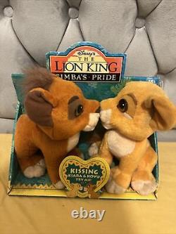 The Lion King 2 Simba's Pride Magnetic Kissing Kiara & Kovu Soft Toys 1998