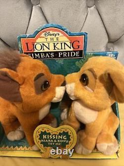 The Lion King 2 Simba's Pride Magnetic Kissing Kiara & Kovu Soft Toys 1998