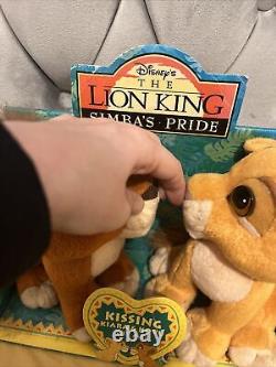 The Lion King 2 Simba's Pride Magnetic Kissing Kiara & Kovu Soft Toys 1998