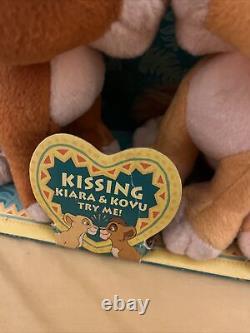 The Lion King 2 Simba's Pride Magnetic Kissing Kiara & Kovu Soft Toys 1998