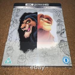 The Lion King 4K UHD + Blu ray UK Zavvi Steelbook New Sealed Rare OOP Disney