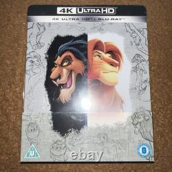 The Lion King 4K UHD + Blu ray UK Zavvi Steelbook New Sealed Rare OOP Disney
