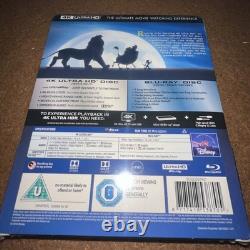 The Lion King 4K UHD + Blu ray UK Zavvi Steelbook New Sealed Rare OOP Disney