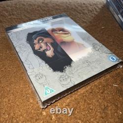 The Lion King 4K UHD + Blu ray UK Zavvi Steelbook New Sealed Rare OOP Disney