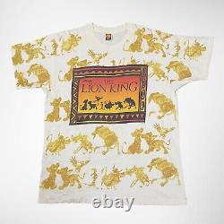 The Lion King 90's Disney Single Stitch Graphic Print Vintage T-shirt Mens XL