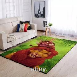 The Lion King Area Rugs, Disney Movie Living Room Carpet, Custom Floor Decor C
